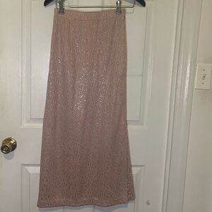 St John Couture by Marie Grey Sparkly pink skirt